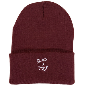 Maroon L’s Beanie